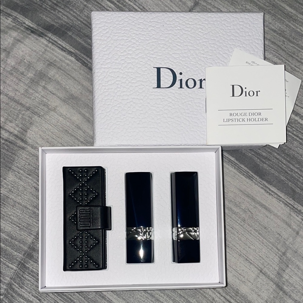 Dior Black Lipstick Holder Set